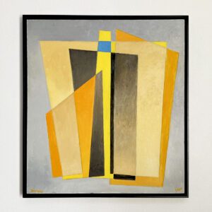 Werner Drewes, Vertical Tranquility, 1984, Oil on canvas, 40 x 36 inches