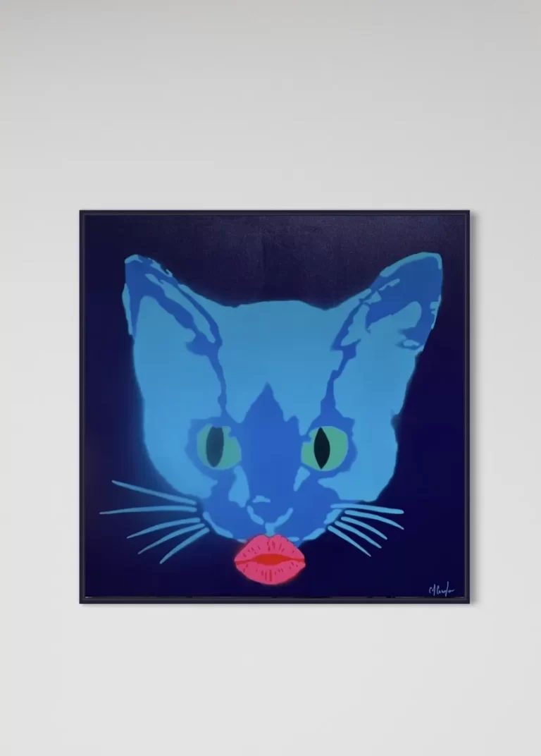 Blue Kitty Lips