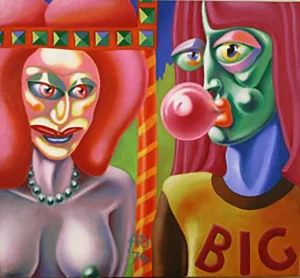 Aidron Duckworth P.1976.10, Acrylic on canvas 48” x  52 ” 