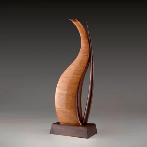 Richard G. Nolan, Goose Tail, 2025, Wood Sculpture, 24 x 8.5 x 5 in