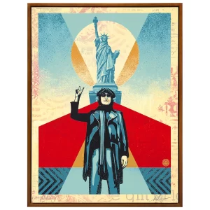 Shepard Fairey, Lennon Peace and Liberty (Red) 2/6