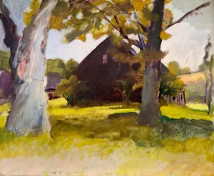 Wolf Kahn, Middleton Place II, 1974, Oil on Canvas, 36 x 44 in