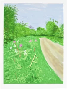 David Hockney, The Arrival of Spring in Woldgate, East Yorkshire in 2011